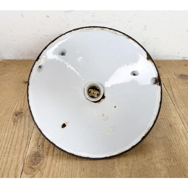 Industrial Black Enamel Light, 1930s For Sale - Image 13 of 17