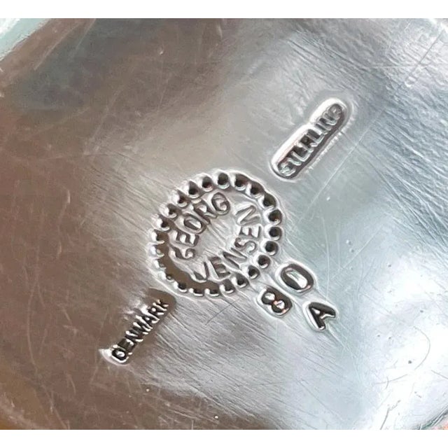 Silver Danish Sterling Silver Coffee or Tea Set Georg Jensen - 4 Pieces For Sale - Image 8 of 13