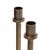 Contemporary Italian Hammered Brass Deneb Candleholder For Sale - Image 3 of 6