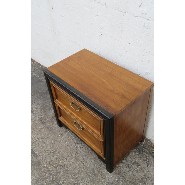 Late 20th Century Hollywood Regency Nightstands End Bedside Tables a Pair For Sale - Image 15 of 18