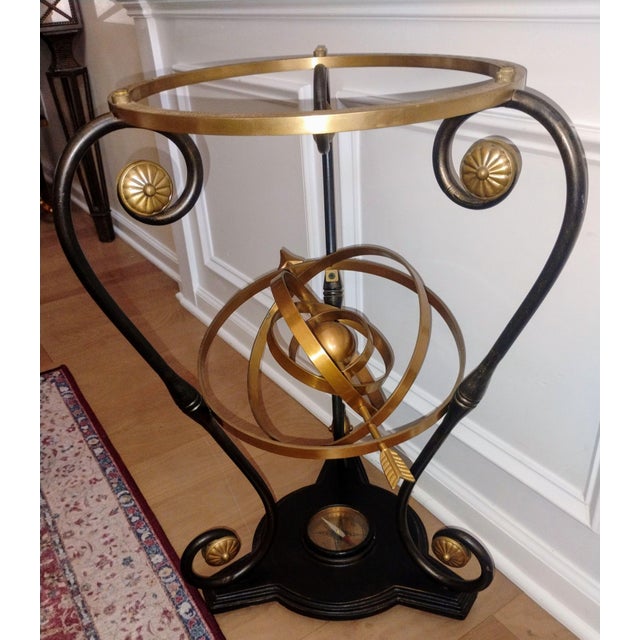 Traditional Extraordinary Maitland-Smith Side Table, Where Antique Meets Contemporary Sophistication. For Sale - Image 3 of 12