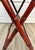 Vintage Faux Bamboo Folding Butler's Tray Table With Woven Cane Tray For Sale - Image 10 of 14