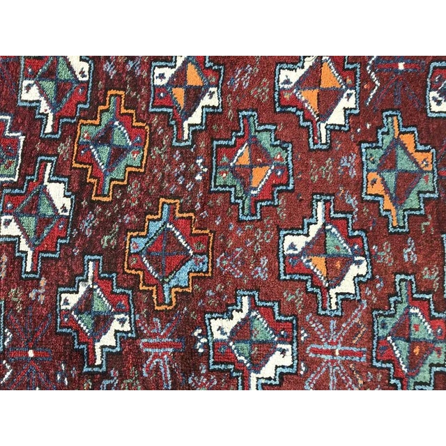 Antique Kurdish Kazak Back For Sale - Image 4 of 12