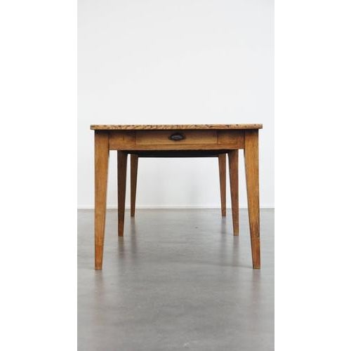 Antique Oak Dining or Conference Table, Early 19th Century For Sale - Image 4 of 18