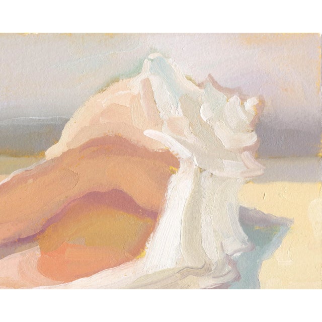 2020s Shell and Flowers Still Life Painting by Michelle Farro For Sale - Image 5 of 8