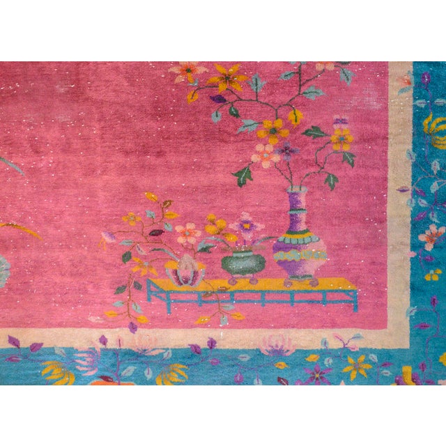 Art Deco Early 20th Century Chinese Art Deco Rug For Sale - Image 3 of 12