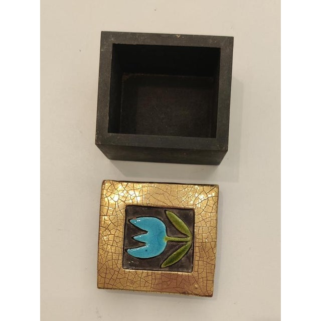 Little Ceramic Flower Box, 1967 For Sale - Image 3 of 4