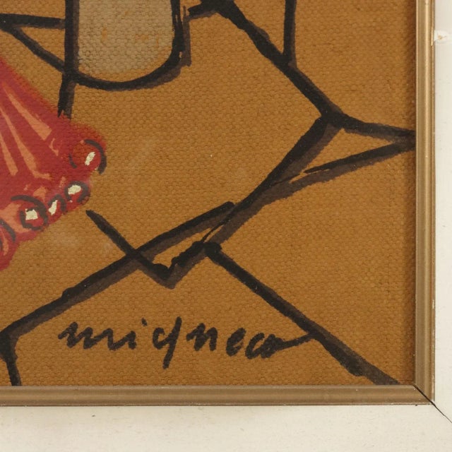 Joseph Migneco, Figurative Scene, Oil on Canvas For Sale - Image 7 of 13