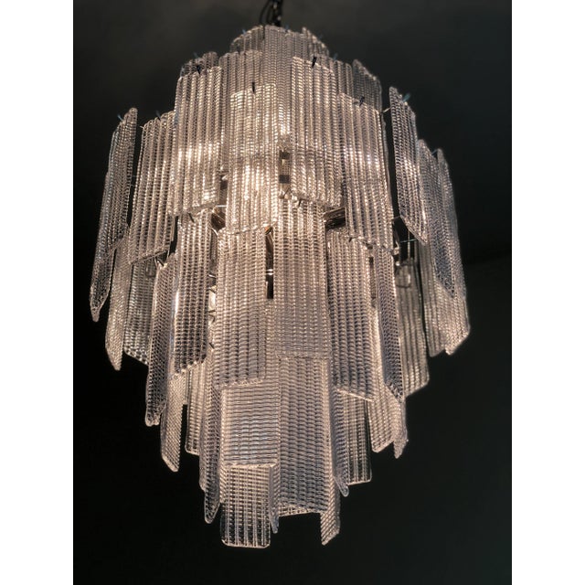 Contemporary Modern "Listelli" Murano Glass Sputnik Chandelier For Sale - Image 12 of 13