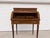 Wood Vintage Louis XVI Solid Wood Cylinder Desk With Rich Mahogany Finish and Green Marble Top For Sale - Image 7 of 7