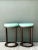 Mid-Century Modern Vintage Stone and Metal Side Tables - Pair For Sale - Image 3 of 12