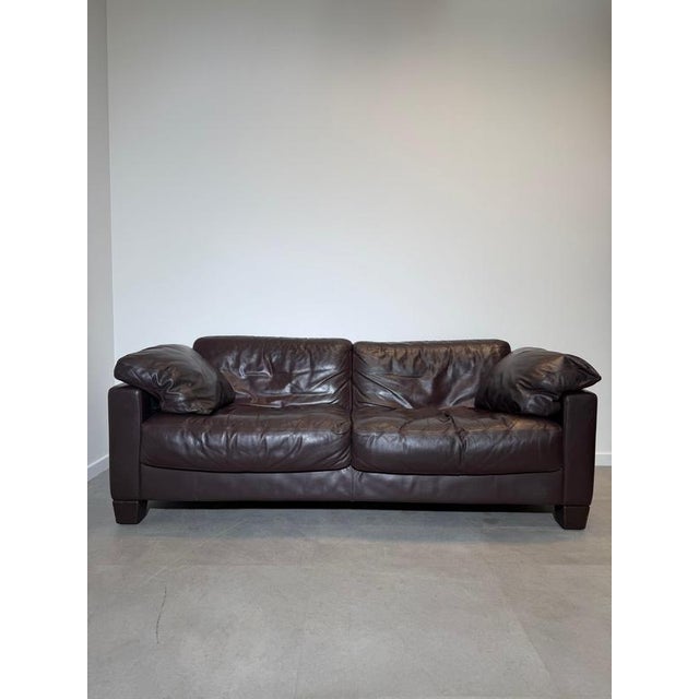 DS 17 Dark Burgundy Brown Sofa from de Sede, Set of 2 For Sale - Image 3 of 9
