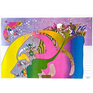 Peter Max Pop Art Poster 117 Nutriment Number 2 1970 For Sale