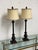 Late 20th Century Neoclassical Laurel Column Table Lamps, Pair For Sale - Image 10 of 12