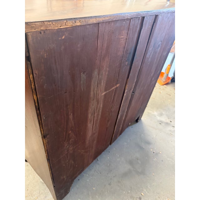 Antique Two Over Three Drawers - Bowfront Chest of Drawers From England For Sale - Image 18 of 18