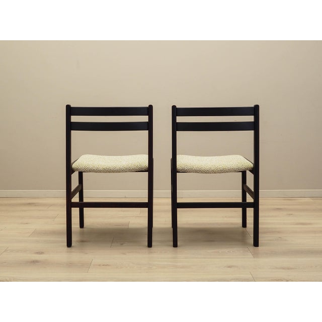 Brown Danish Rosewood Chairs, 1970s, Set of 2 For Sale - Image 8 of 15