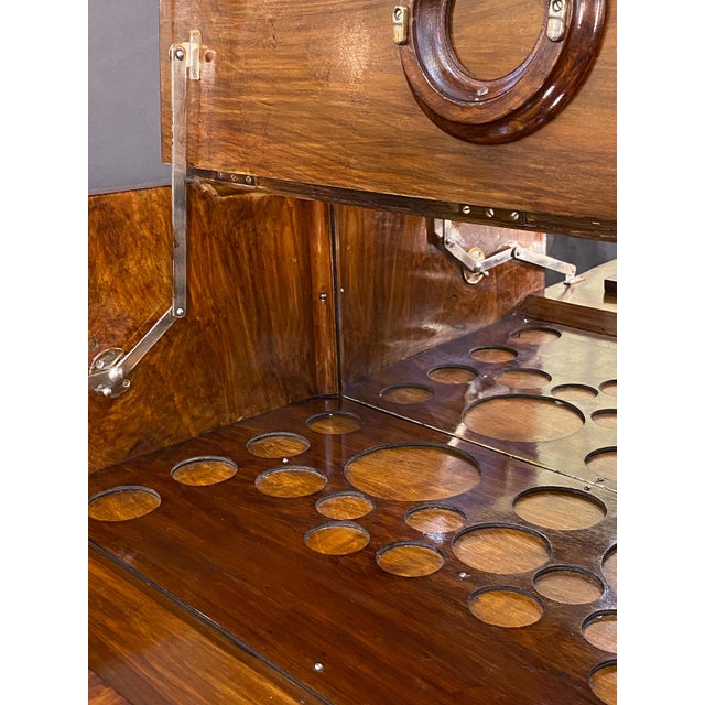 Early 20th Century English Cocktail Bar or Drinks Cabinet From the Art Deco Era For Sale - Image 5 of 18