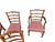 Traditional Vintage Traditional Ladderback Dining Chairs, Set of 6, Including 2 Armchairs For Sale - Image 3 of 6