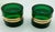 Green Bohemian Crystal Boxes, 1920s For Sale - Image 4 of 8