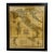 Large Vintage Antiqued Stanford Map of Italy in Black & Gold Frame 1990's For Sale