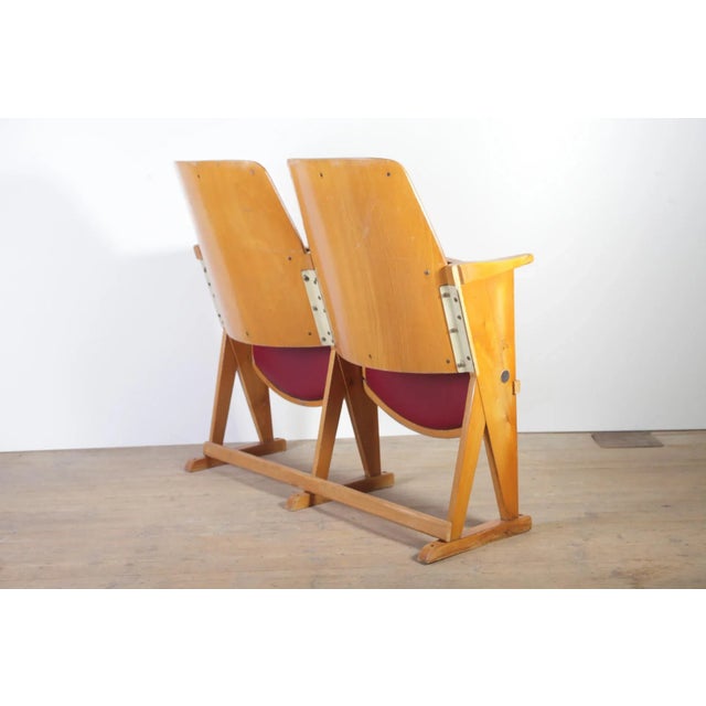 Mid-Century Modern Vintage Cinema Bench from Ton, 1960s For Sale - Image 3 of 7
