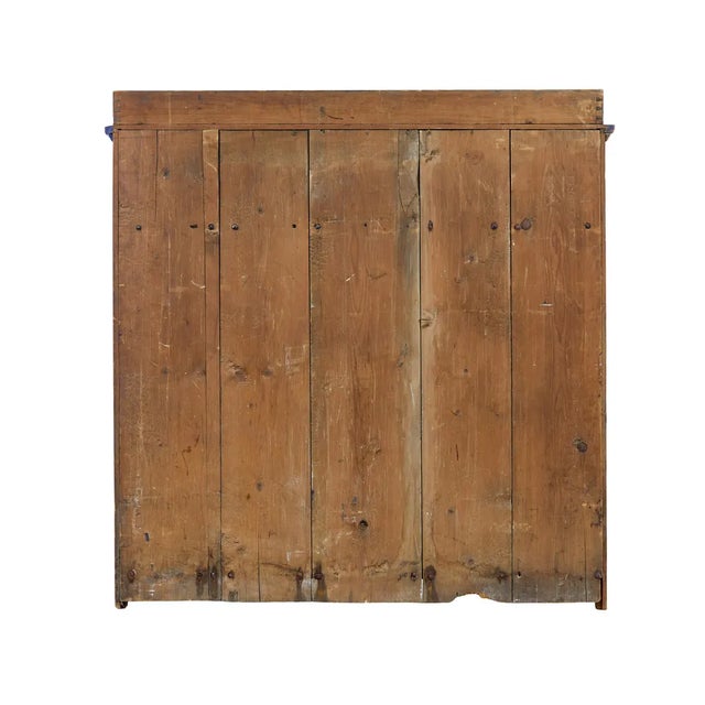 Wood 19th Century Swedish Pine Ragwork Painted Kitchen Cupboard, 1880s For Sale - Image 7 of 12