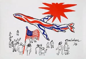Alexander Calder Branoff Airline Poster 1970s