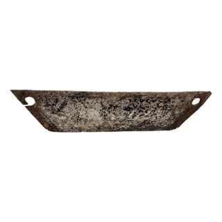Andrianna Shamaris Ancient Hand Carved Wooden Panel For Sale