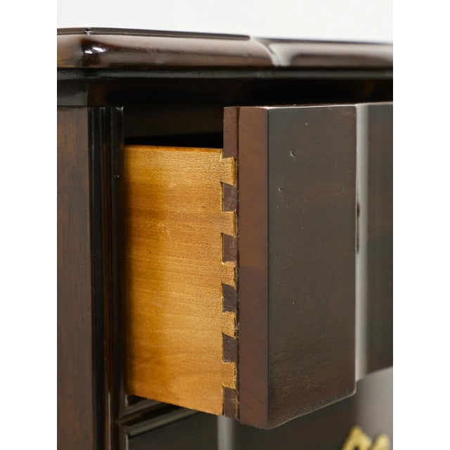 Henredon Folio Fourteen Mahogany Chippendale Chest of Five Drawers For Sale - Image 9 of 12