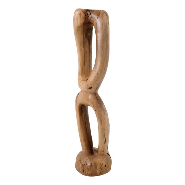 Abstract Wooden Sculpture by Logniture For Sale