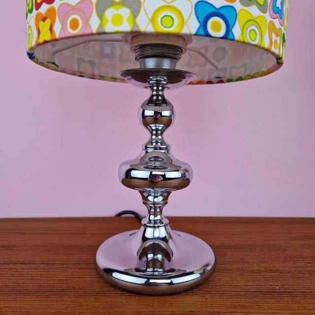 Chrome Table Lamps from Kaiser Essen, 1970s, Set of 2, in Flawless conditions. Designed 1970 to 1979 This piece has an...