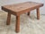 Mid 20th Century Early American Style Arts and Crafts Solid Oak Bench For Sale - Image 5 of 7