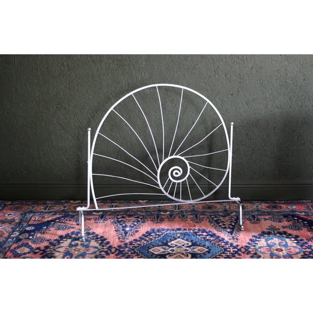 Silver Nautilus Shell Screen From the 1990s For Sale - Image 12 of 12