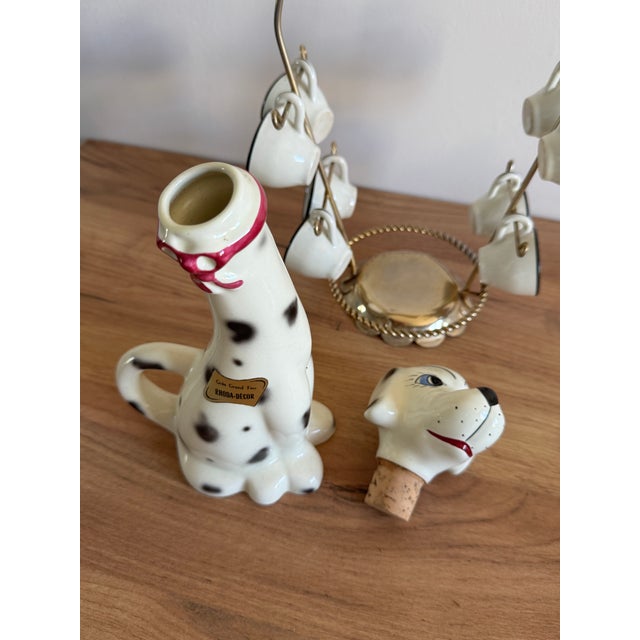 Vintage Dalmatian Liqueur Set For Sale - Image 4 of 6