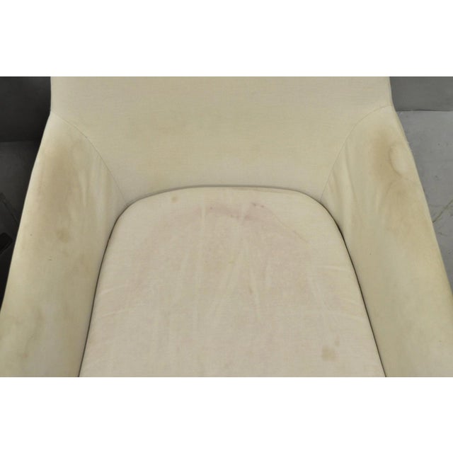 West Elm Lucas Healthcare Swivel Chrome Base Modern Lounge Arm Chair - A Pair For Sale In Philadelphia - Image 6 of 17