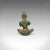 Jade C. 1900 Bronze Oriental Antique Bronze Decorative Musician Figure For Sale - Image 8 of 13
