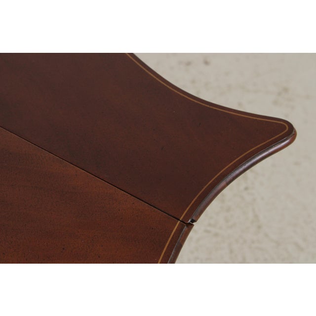 Pair of Baker Mahogany Pembroke Drop Side Tables For Sale - Image 10 of 15