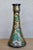 Vintage Glass Vase or Decanter With Overlay Pattern in Green and Gold For Sale - Image 9 of 9