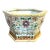 Chinese Yellow Floral Ceramic Hexagonal Planter For Sale