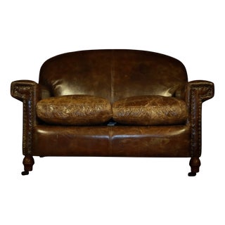 Halo Sofa in Tan Leather from Timothy Oulton, 2010s For Sale