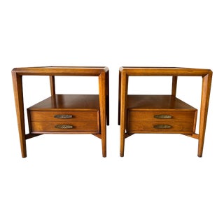 Mid-Century Heritage Henredon End Tables / Nightstands - a Pair For Sale