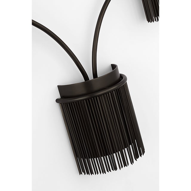 Visual Comfort Fisher Weisman for Visual Comfort Signature Sutton Double Sconce in Bronze For Sale - Image 4 of 7