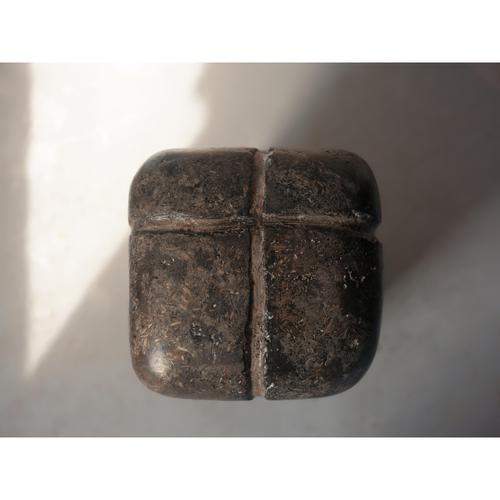 Ritual Side Table in Hemp Crete by Lucas Tyra Morten For Sale - Image 18 of 18