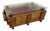 Vintage Coffee Table with Glass, 1920s For Sale