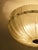 Metal Mid-20th Century Mid Century Modern Murano Glass Circular Flush Mount Luminary by Paolo Venini, Italy For Sale - Image 7 of 9