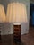Mid-Century Modern Two Vintage Paul Hanson Tortoiseshell Glass Lamps For Sale - Image 3 of 12