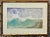 Paint Original Antique Watercolor Painting Titled "The Wave" by Willard C. Schouler For Sale - Image 7 of 7