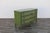 French Provincial Hand-Painted Green Five-Drawer Dresser, Circa 1950s For Sale - Image 4 of 18
