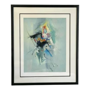 1988 Seikichi Takara Serigraph “Samurai”, Framed