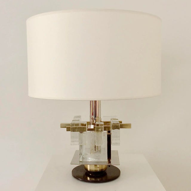 Italian Murano Glass Table Lamp from Poliarte, 1960s For Sale - Image 13 of 13